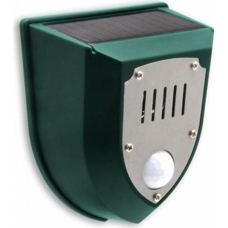 Solar Sound and Light Alarm with Motion Detector 110 Decibels Alarm Siren 6 LED Flash Strobe Warning Security System for Farm Villa Green (1/5)