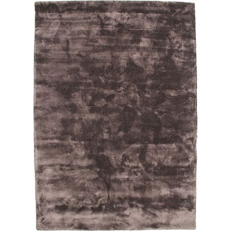 ART SILK - Tapis en viscose gris rose 133x190 (1/3)