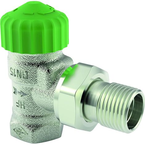 IMI Heimeier Thermostat-Ventilunterteil Eclipse 300, Eckform DN 15 (1/3)