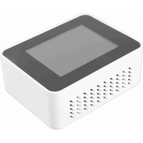 Moniteur de CO2 portable, détecteur de dioxyde de carbone, mesureur de température et d'humidité, indicateur de qualité de l'air, grand écran LCD, compteur de CO2 (1/5)