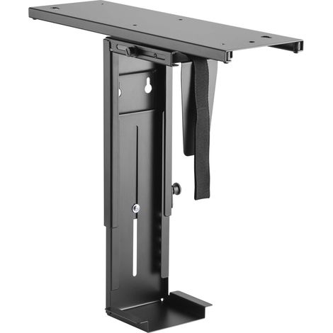 Toboli Untertisch PC-Halterung mit Gleitschiene 360° Schwenkbar für Computer-Gehäuse bis 10kg (1/5)