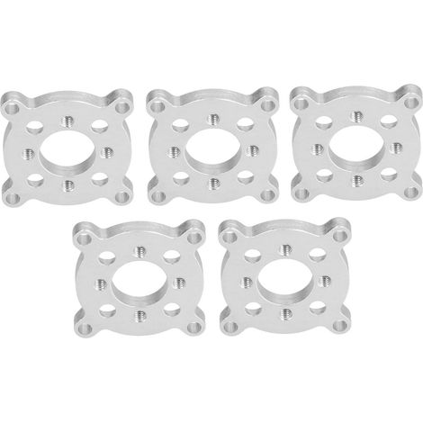 Ensemble de 5 adaptateurs de moyeu, entretoises de roue, accessoires de fixation en alliage d'aluminium pour robotique 3206‑0016‑0004 (1/5)