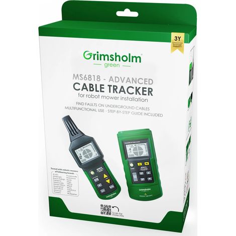 Grimsholm ms6818 - localizzatore cavi per robot tosaerba con accessori verde