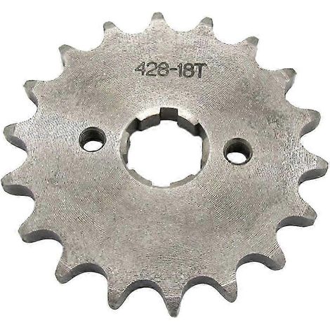 Pignon avant 18 dents, pas de 20 mm, chaîne 428 pour moto tout-terrain Thumpstar (1/4)