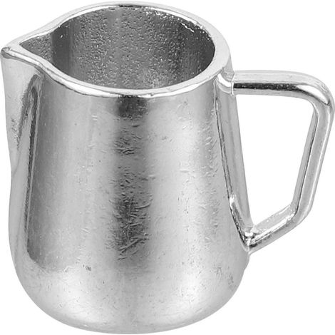 Pot à lait miniature argenté 2 x 1,7 x 1,2 cm, lot de 1 (1/5)