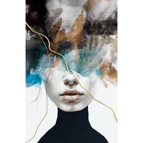 Papier peint panoramique - Femme Design - 206 cm x 320 cm (1/2)