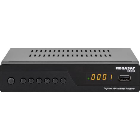 MegaSat HD 390 Ricevitore DVB-S2 USB anteriore Numero di sintonizzatori: 1 (1/3)