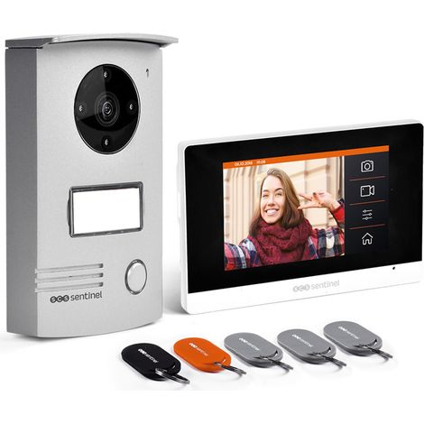 SCS SENTINEL - Videocitofono cablato con identificatori VisioDoor 4.3+ RFID (1/5)