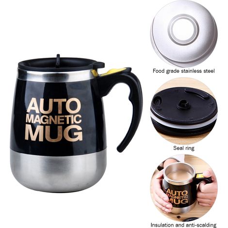 400-ml-Automatenkaffeemaschine, Edelstahl-Rührbecher mit Magnetrührer (1/5)