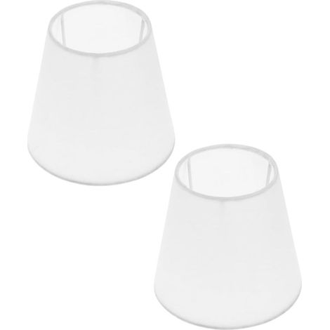 Set mit 2 leichten Unomor-Stofflampenschirmen für Lampen (1/5)