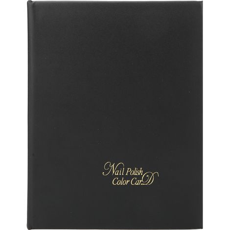 Album de rangement pour autocollants d'ongles durables, livre de collection de décalcomanies DIY, noir (1/5)