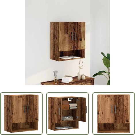 vidaXL Altholzoptik -  Wandschrank Altholz-Optik 60x31x70 cm Holzwerkstoff (1/5)