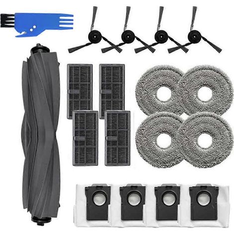 18 accessoires pour balayeuse P50 Pro/P50 Ultra : brosse principale, filtre et sacs à poussière. (1/5)