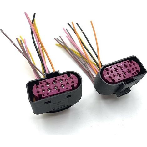 1J0973737 (Inland) 1J0973837 Anwendbar auf Volkswagen Scheinwerferstecker DJ7141-1.5-3.5-11/21 --JB1451-14P