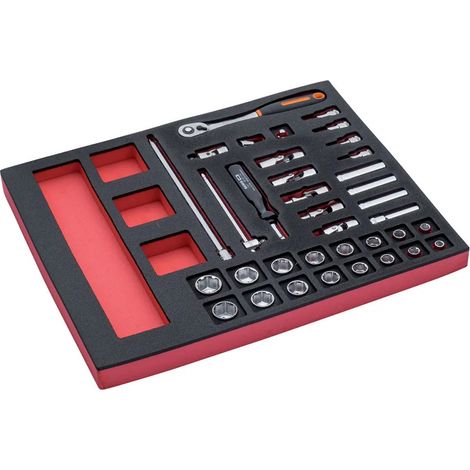 Chiavi e bussole bahco fit&go 2/3 36 pezzi custodia fit&go