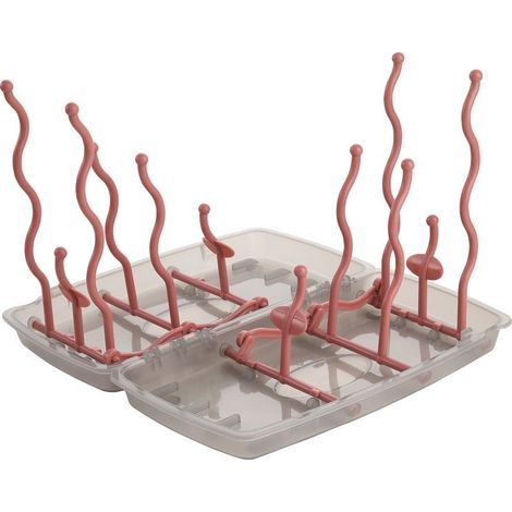 Égouttoir À Bouteilles - PP Alimentaire - 12 Emplacements - Couvercle Anti-poussière - Dimensions 27,4 X 24,3 X 19 Cm (1/5)