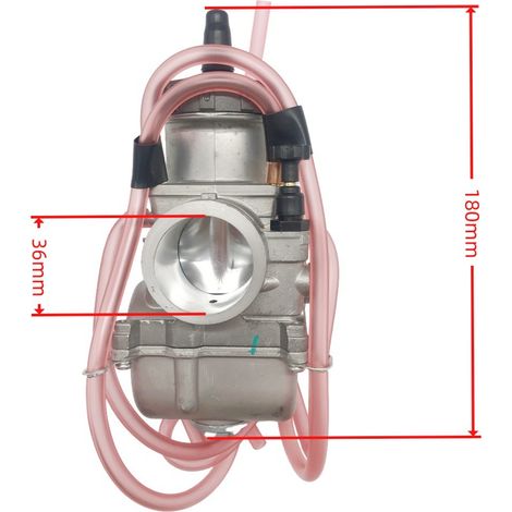 PWK36 36mm air suspension carburetor for Banshee TRX250R off-road scooter, compatible with models 125, 250, 370, 500, 465 and 500.