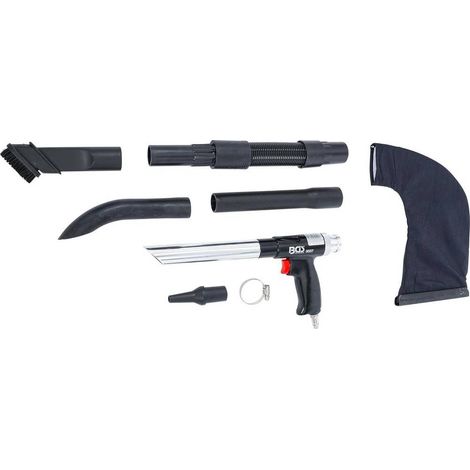 Pistolet à Air Comprimé Aspirant et Soufflant Réversible - 8 pcs - Polyvalent et Pratique pour Nettoyage et Soufflage - D-Work (1/5)