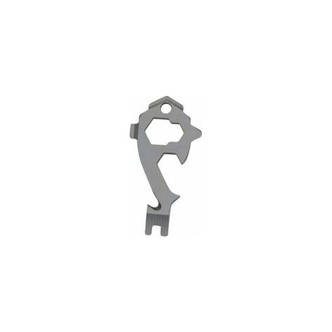 Porte-clés multi-outils 20 en 1 en acier inoxydable, décapsuleur, tournevis, EDC, camping – (1/5)