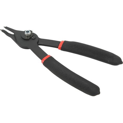 Pince à circlips intérieure/extérieure 15 cm Acier trempé Poignées antidérapantes Outil universel robuste pour bricolage (1/5)