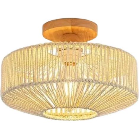 Lustre de style bohème, plafonnier LED pour salon, E26, convient pour l'éclairage de la salle à manger et du café (ampoule non incluse). (1/5)