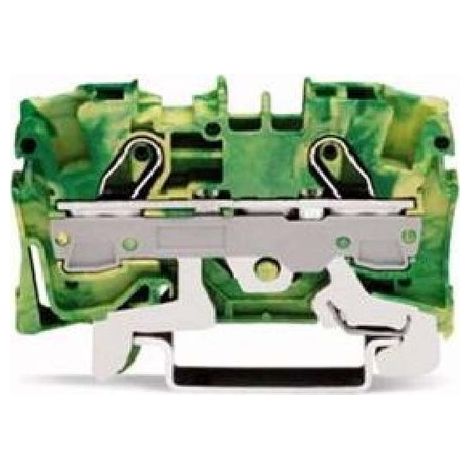 Connecteur de rail de protection 6 mm² jaune-vert 2006-1207 topjobs