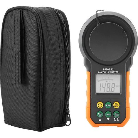 PEAKMETER PM6612 200.000 Lux Hochpräzises digitales Lichtmessgerät Luxmeter