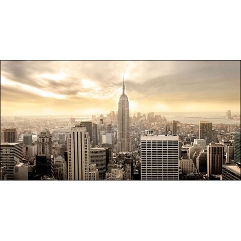 Lupia - Quadro su tela canvas DEEP 100X180 PALACES BLACK (1/3)