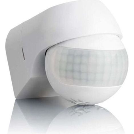 Détecteur de mouvement extérieur IP44 avec montage saillie, capteur PIR 15 m / 180°, LED orientable, 800 W / 500 W, programmable (1/5)