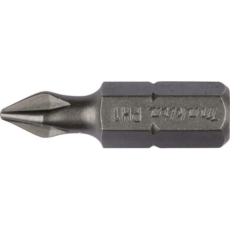 Makita – Embouts PH1 – Longueur 25 mm, acier S2, lot de 3, réf. B-23450