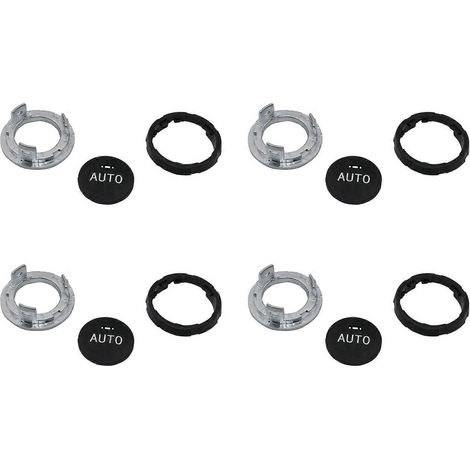 Kit de réparation pour 4 boutons de commande de climatisation (réf. 61319393931) pour BMW X5 X6 F10 F07 F02 F15 F16 (1/5)