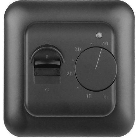 Thermostat mécanique à distance pour chauffage au sol, régulateur de température, contrôleur 16A 220V (1/5)