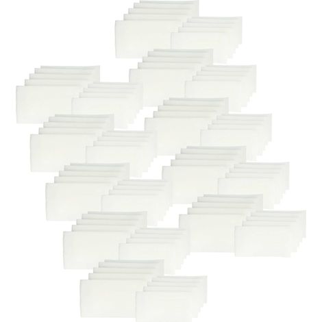 vhbw 50x Luftfilter kompatibel mit Helios KWL EC 300 Pro Lüfter, Ventilator, Lüftungsgerät