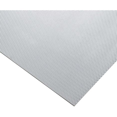 Cyclingcolors – Tapis de fond de tiroir antidérapant rigide en caoutchouc synthétique 481 x 474mm – Haute résistance au glissement – Protection pour meubles et frigo – Gris argent