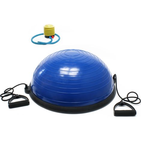 LUXTRI Balón gimnasia balance trainer Ø58cm media pelota equilibrio estiramientos yoga fitness
