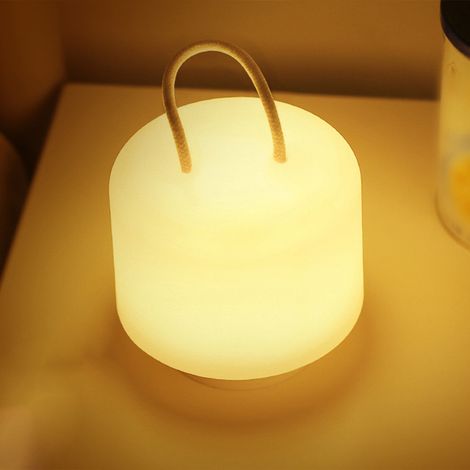 Ortviai Veilleuse Compacte pour Chambre à Coucher – Éclairage Doux avec Mémoire de Luminosité et Double Température de Couleur (1/5)