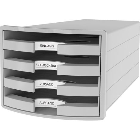 HAN 1013-11 bandeja de escritorio/organizador Poliestirol Gris (1/4)
