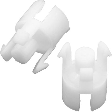 Clip de boucle de maître-cylindre d’embrayage de voiture, compatible avec Citroën C2 C3 C4 C5 C6 et Peugeot 307 308 408 2008 3008 207, lot de 2, blanc (1/5)