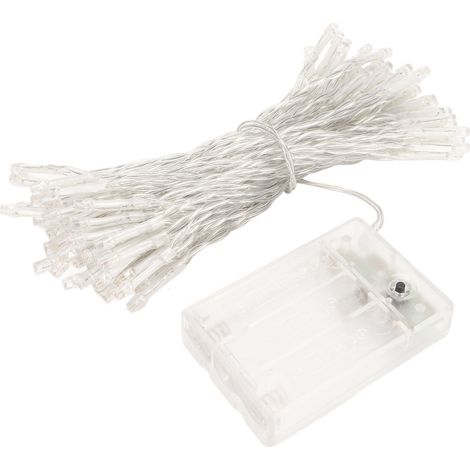 Guirlande lumineuse LED décorative multicolore pour extérieur Noël, 10 mètres, scintillante et sécurisée, idéale sapin et terrasse. (1/5)