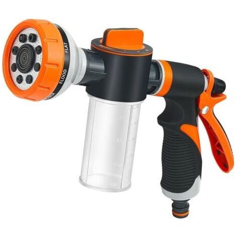 ALLIANDISPistolet d'arrosage, Pulvérisateur de Jardin, 8 Modes 4 Interface pour le Lavage des Voitures, les Jardins, les Plantes, les Animaux (1/5)