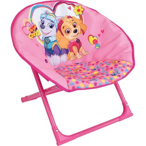 Siège Lune Pliable pour Enfant H.47 X L.54 X P.42 cm, ROSE (1/5)