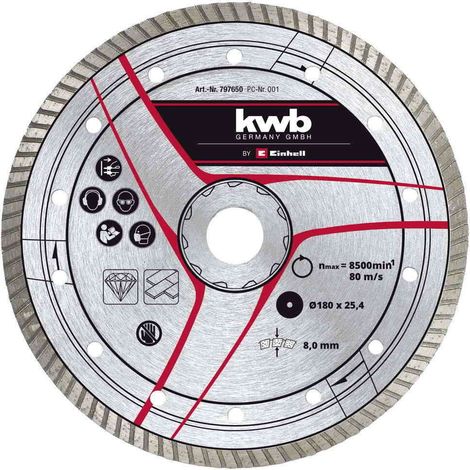 KWB Disque Turbo diamanté 180x25,4 mm (1/5)