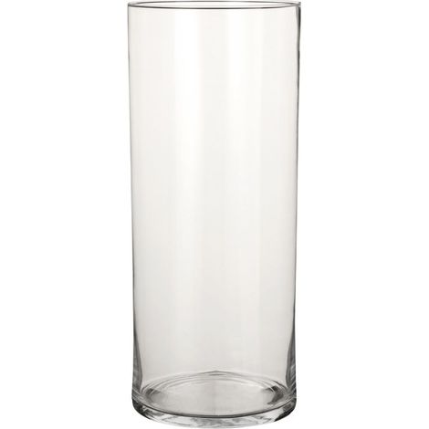 Mica Vase Charly Zylinder Glas 48 x 19 cm Glas