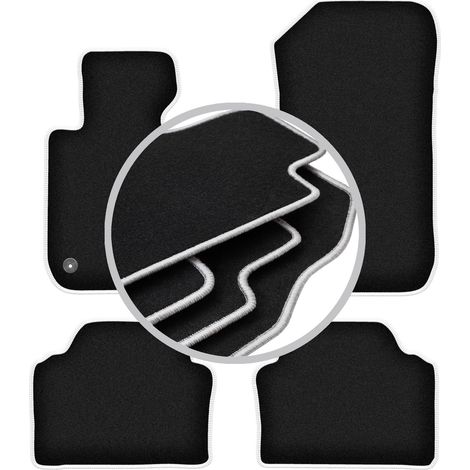Tapis de voiture CARLUX-SILVER pour : BMW 3 E90 xDrive berline (2004-2011)