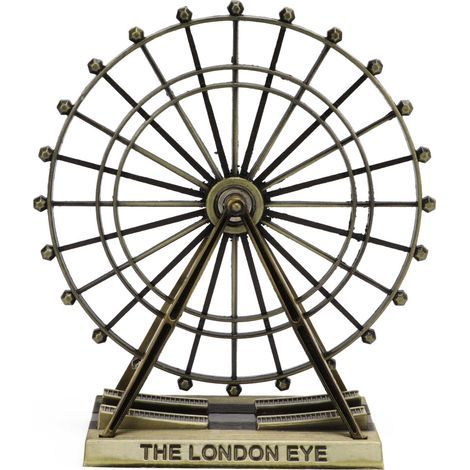 Modèle de grande roue en fer forgé de style rétro, grande roue classique en fer forgé, rotative, durable, indéformable, idéale pour la décoration intérieure. (1/5)