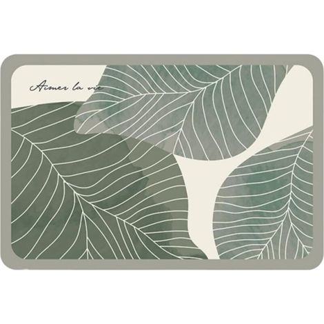 Tapis Antidérapant Imperméable en Silicone pour Machine à Café et Appareils de Cuisine, Tapis Égouttoir Évier, Tapis de Cuisine, Tapis (30x40cm) (1/5)