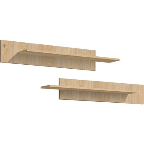 Estantería FLY – Pack de 2 – Roble claro