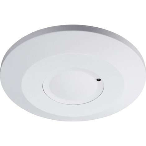 Litecraft Microwave Sensor Low Profile Circular Security Fitting - White