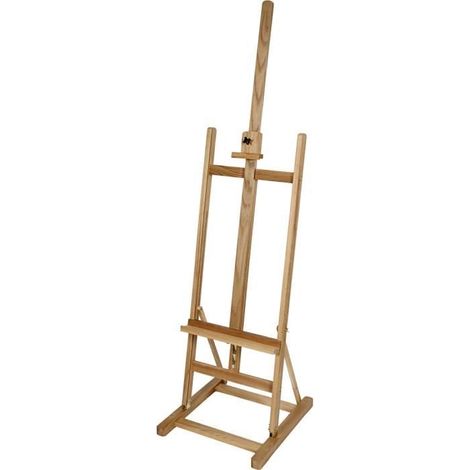 Chevalet d'atelier - Bois d'orme - Pliable - Hauteur maximale 127 cm - Poids 9 kg (1/4)
