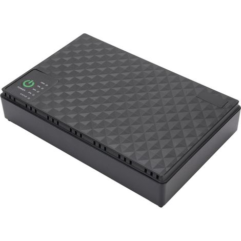 Alimentation de secours par batterie 10400 mAh, USB, 5 V CC, 5 V, 9 V, 12 V, PoE 15 V, 24 V, puissance maximale de 18 W, pour routeur et modem, prise européenne 85-265 V. (1/5)